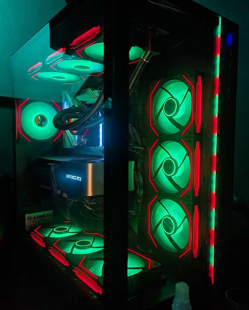 Lian Li UNI Fan SL-Infinity 120mm SLIN120 Triple Pack Black with Controller | Infinity Mirror, Daisy-Chain Design customer photo 1