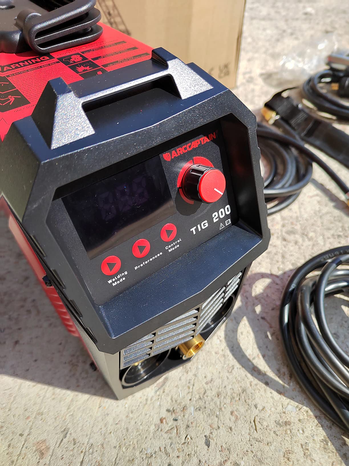 ARCCAPTAIN 200A TIG Welder, 110V/220V TIG/Stick 2 IN 1 Welding Machine customer photo 1