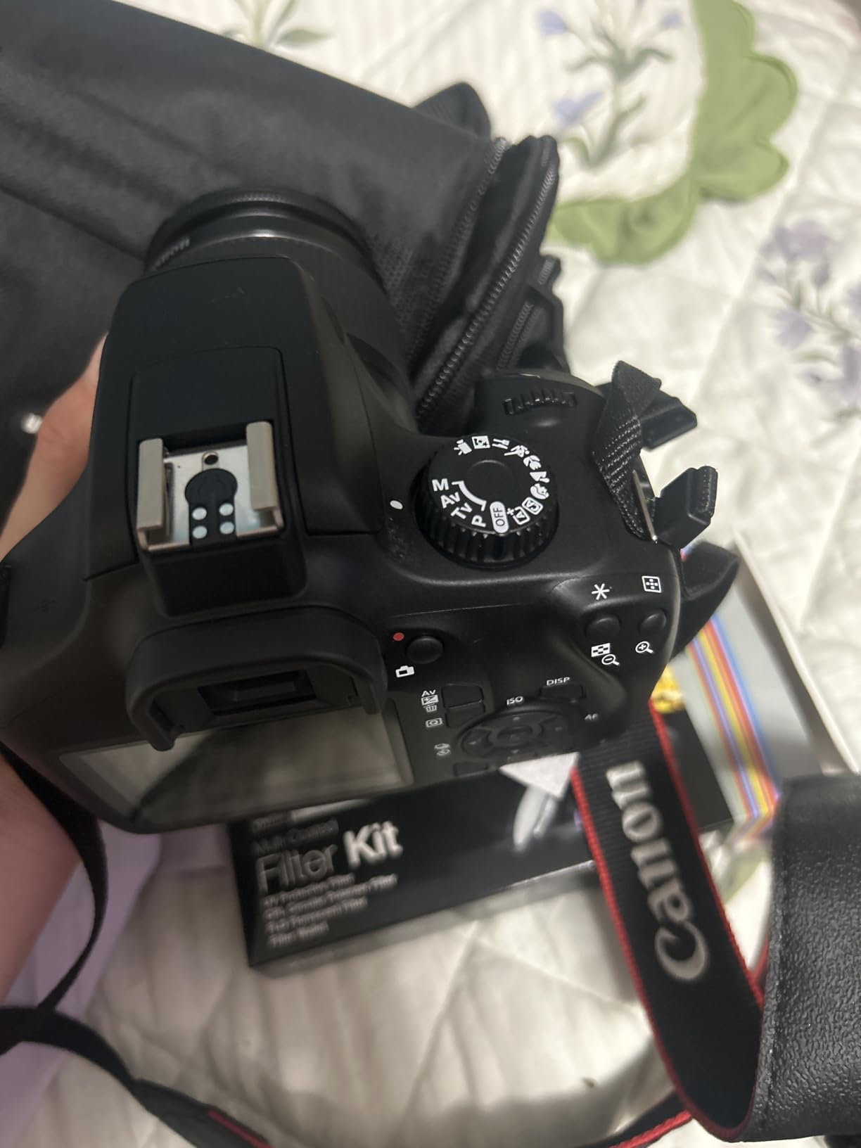 Canon EOS 4000D / Rebel T100 Digital SLR Camera Body w/Canon EF-S 18-55mm f/3.5-5.6 Lens 3 DSLR Kit Bundled with Complete Accessory Bundle + 64GB Flash & More - International Model (Renewed) customer photo 2