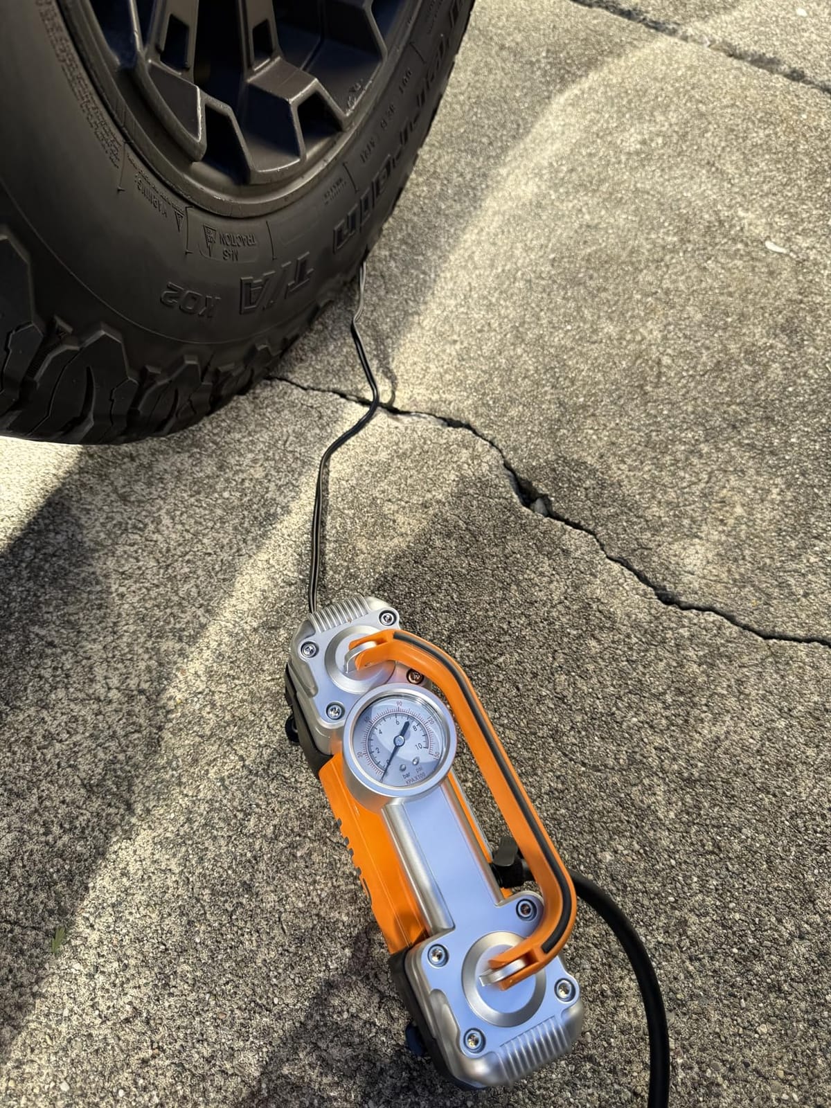 UUP Portable 12V Air Compressor, 150 PSI Tire Inflator with Dual Cylinders customer photo 2