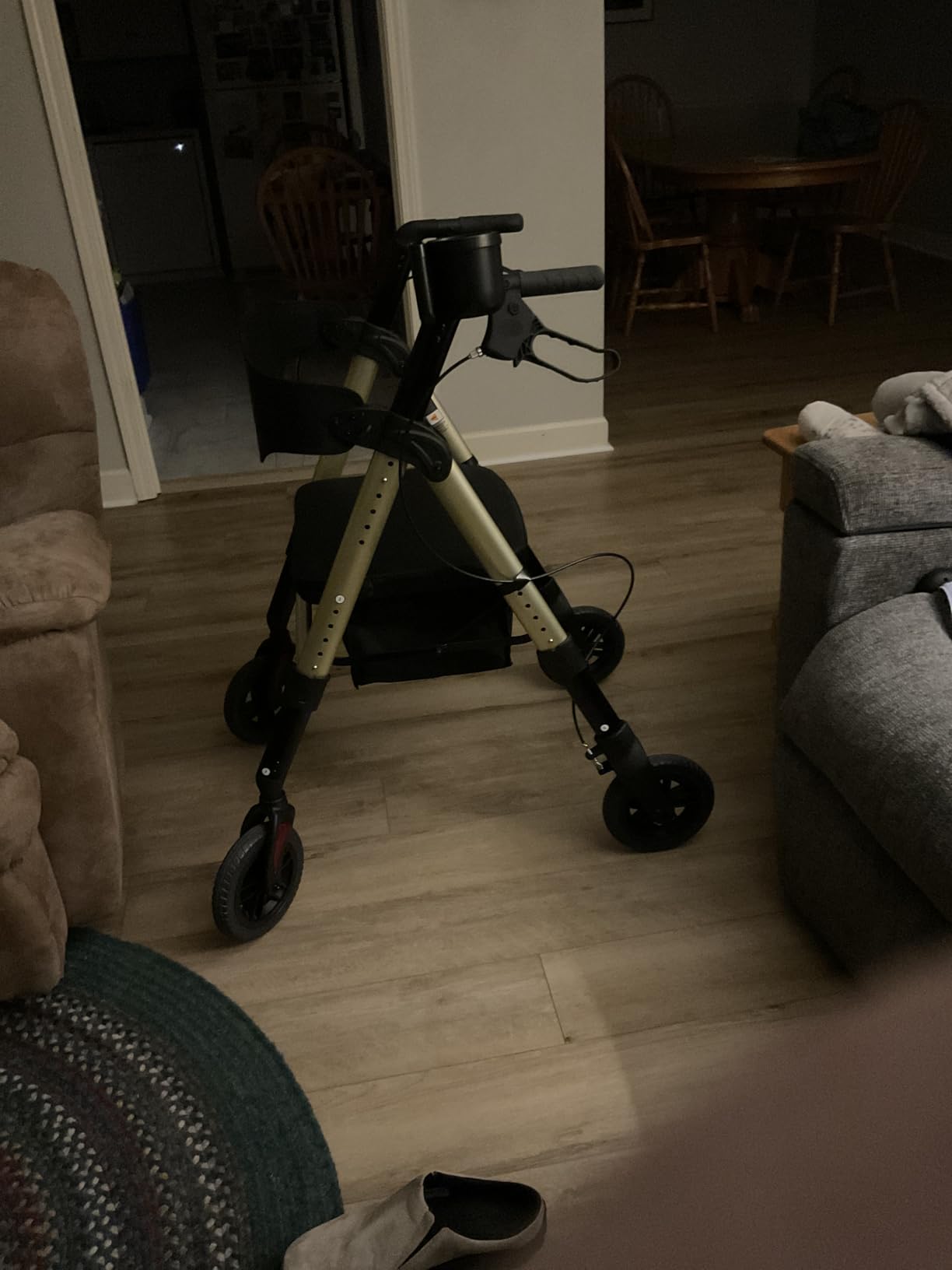 450Lbs Bariatric Rollator Walker,Heavy-Duty Walkers for Seniors with seat customer photo 2