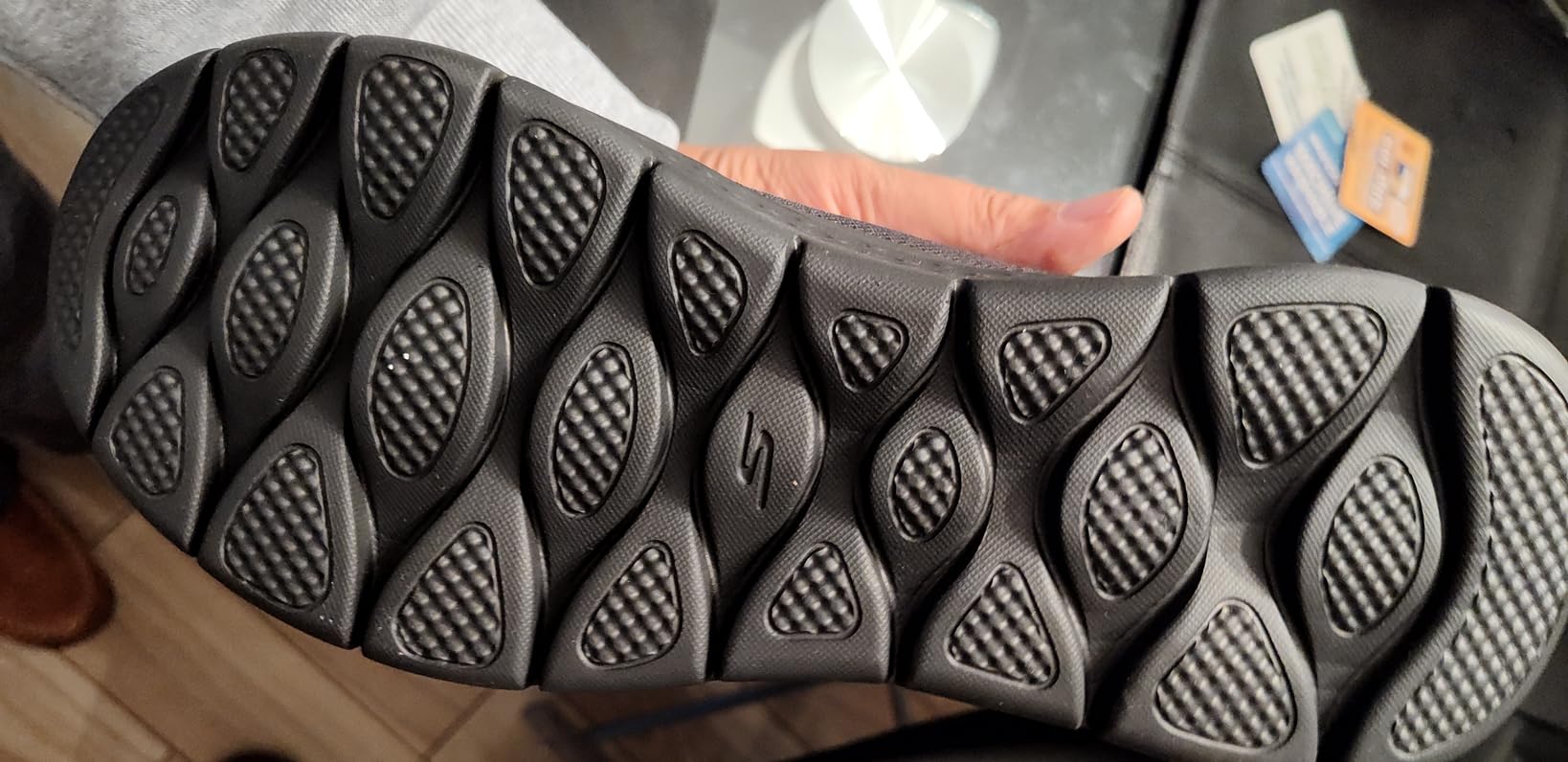 Men's Hands Free Slip-ins Go Walk Flex No Hands Sneaker customer photo 2
