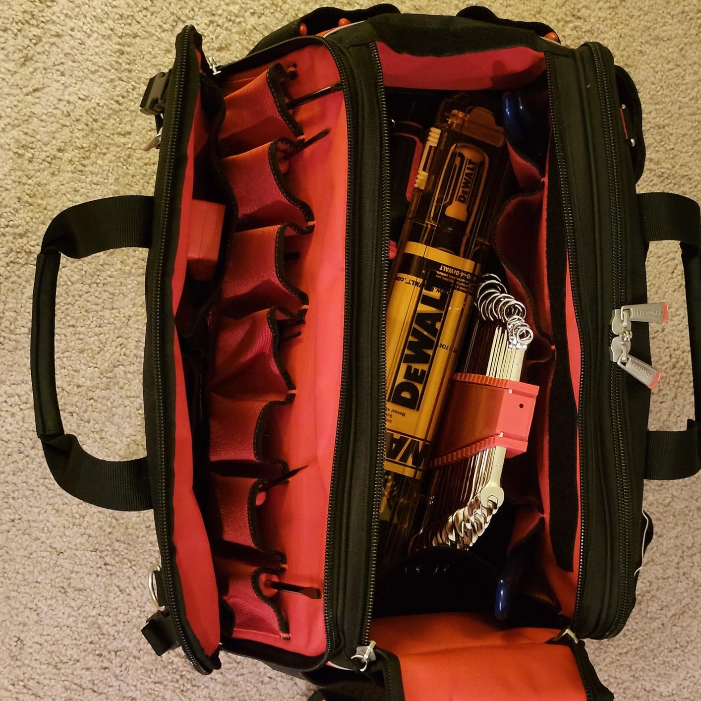 CRAFTSMAN VERSASTACK XL Tool Bag, 22.5”, Durable Polyester, Black and Red (CMST21450) customer photo 1