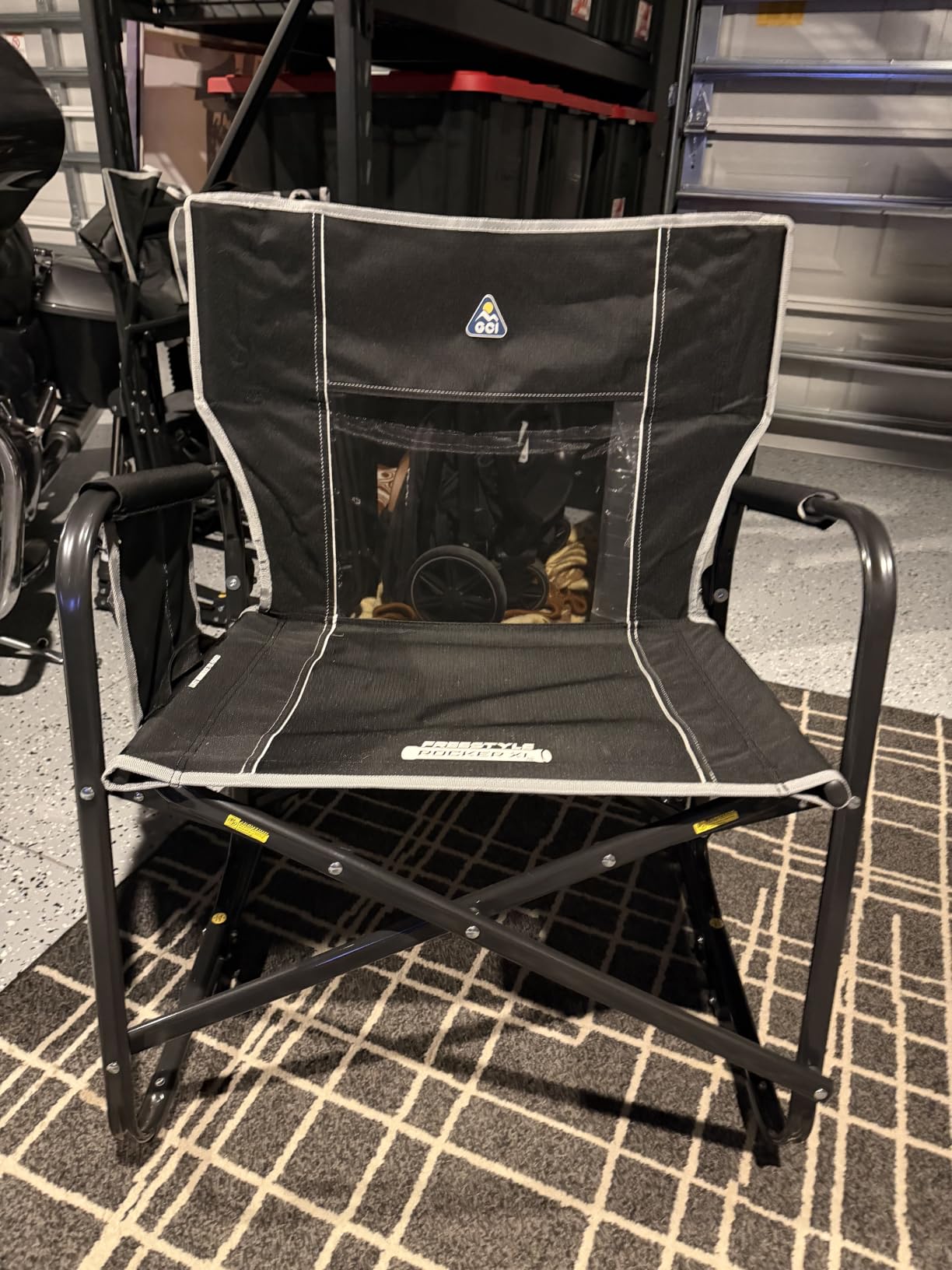 GCI Outdoor Freestyle Rocker XL Camping Chair - Black customer photo 2