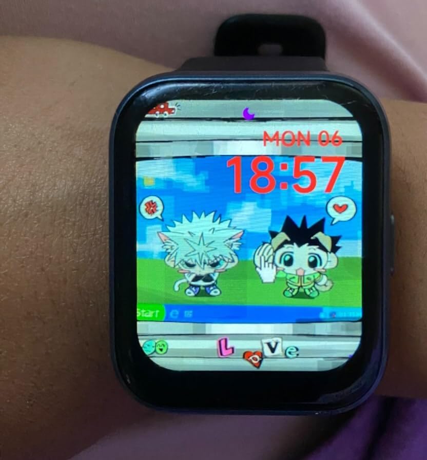 Tensky Smart Watch for Men/Women Android/iPhone/Samsung, Alexa Built-in, 1.8