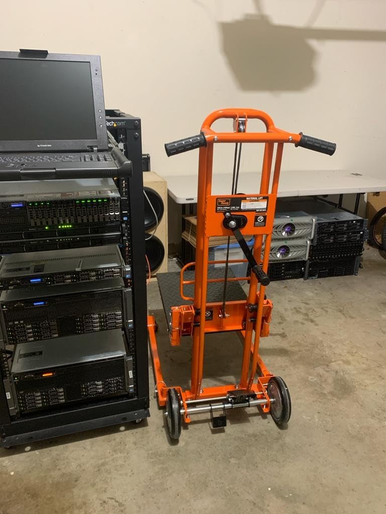 SuperHandy Material Lift Stacker, 330 lb Capacity, 40-Inch Lift customer photo 2