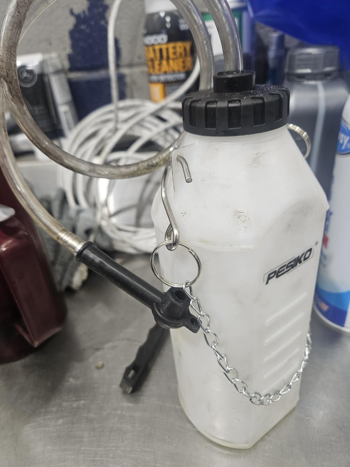 1L Brake Bleeder Bottle with 24 inch Tube and Rubber Connector customer photo 1