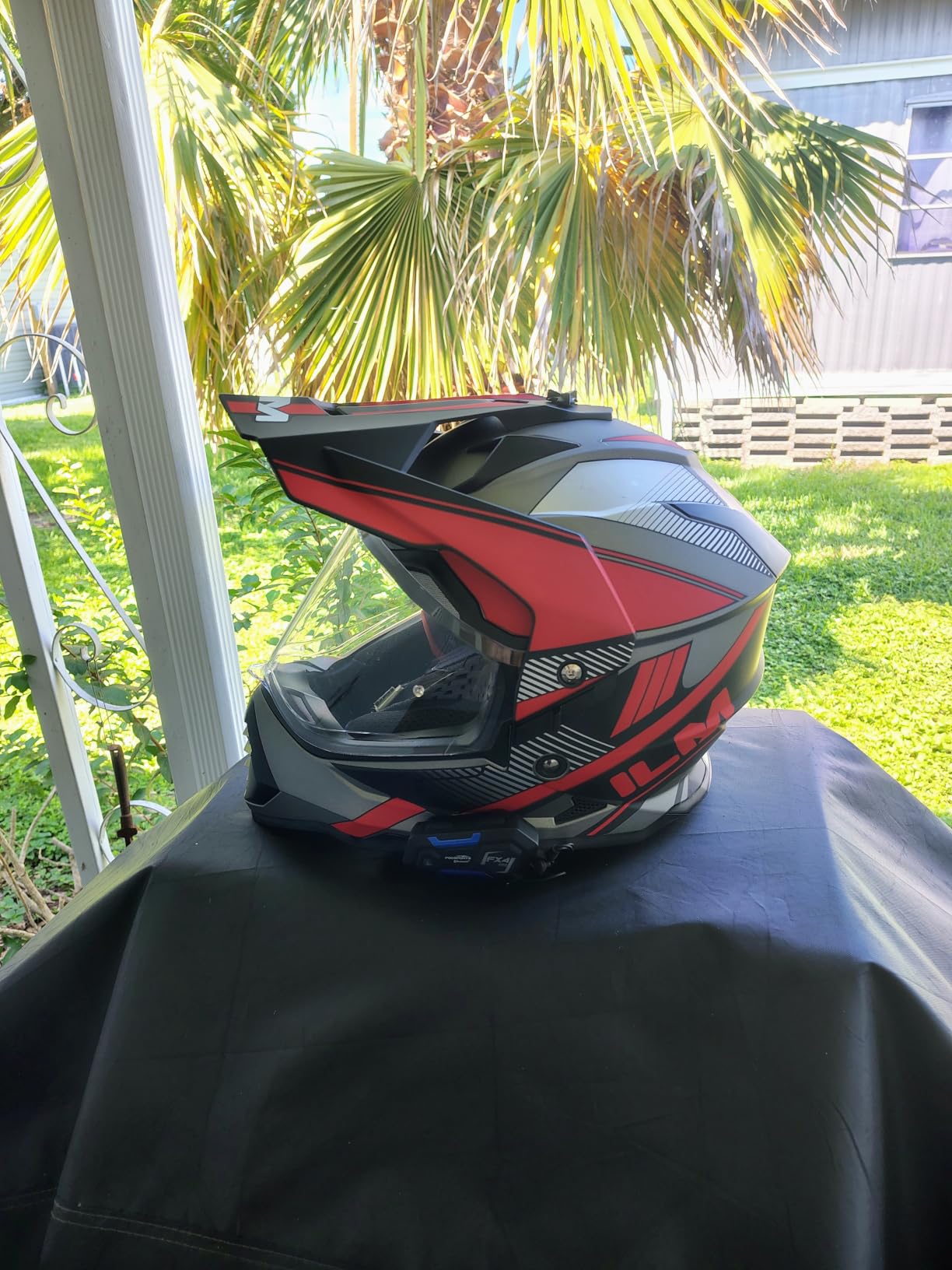 ILM Dual Sport Adventure Motorcycle Helmet with Pinlock Visor WS902 customer photo 2