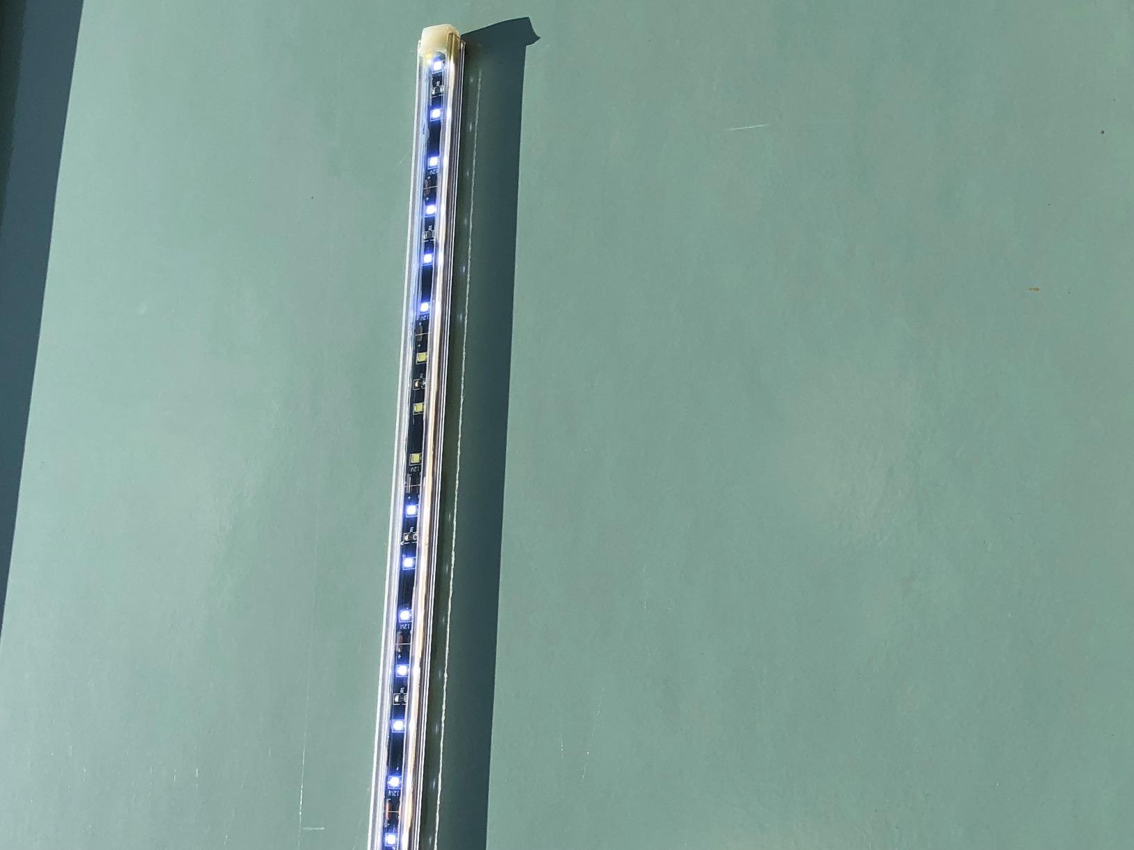 RecPro 12' RV Blue LED Awning Light 12V, Black PCB customer photo 2