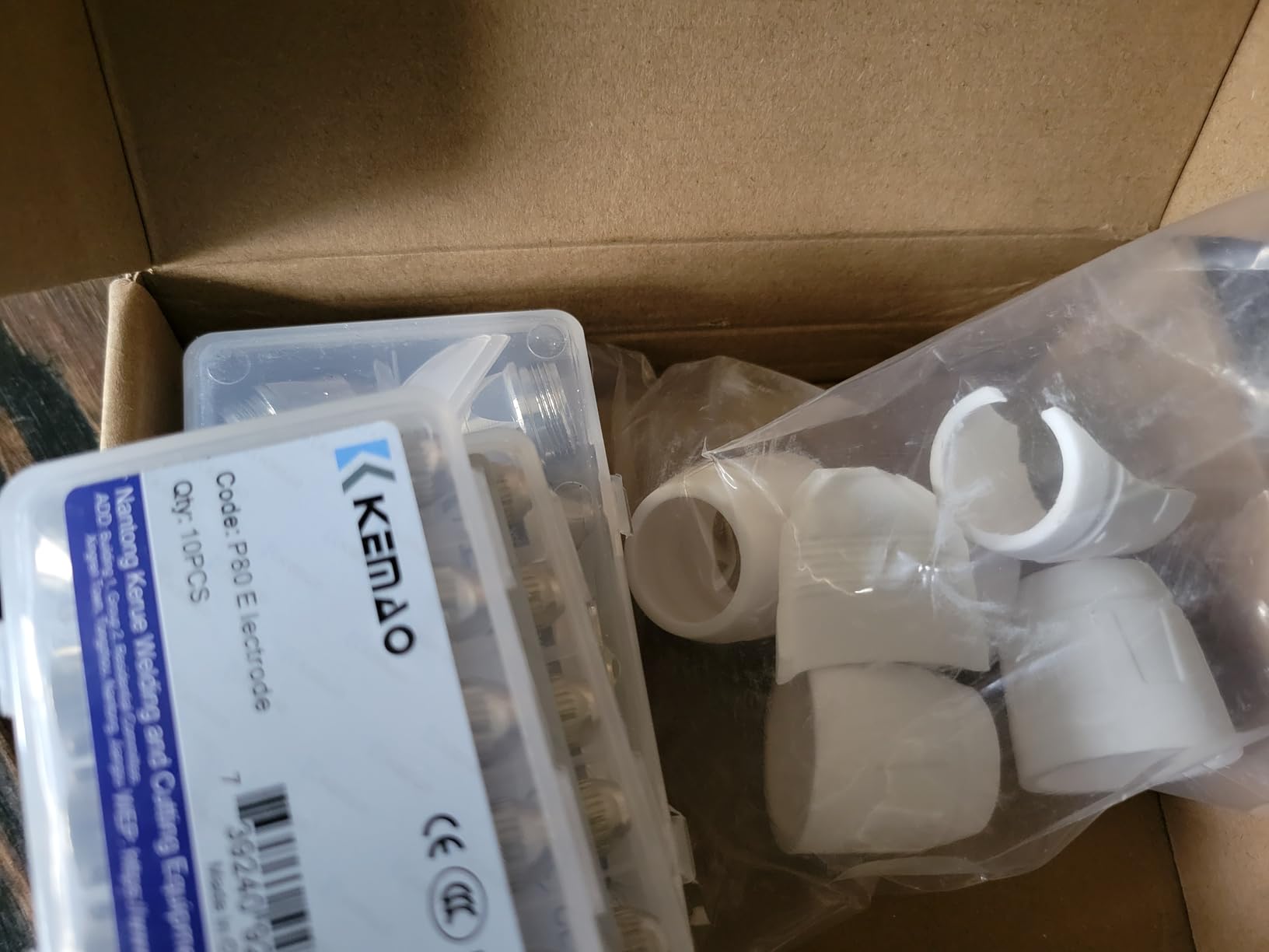 P80 Plasma Cutter Nozzle Electrodes Consumables 1.3 Tip 60Amp 45pcs Kit customer photo 2