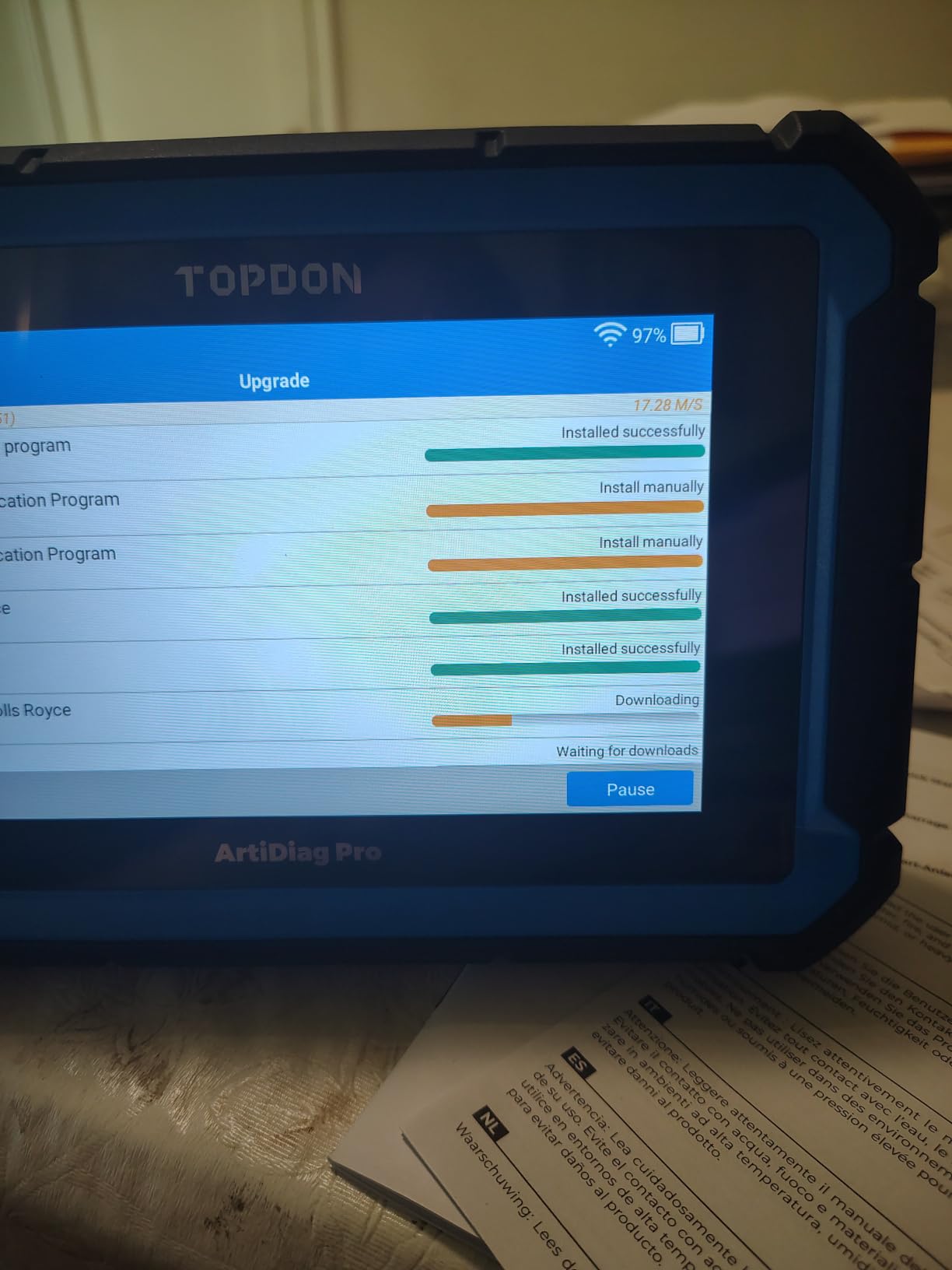 TOPDON ArtiDiag Pro Bidirectional Scan Tool with ECU Coding, 35+ Services customer photo 1