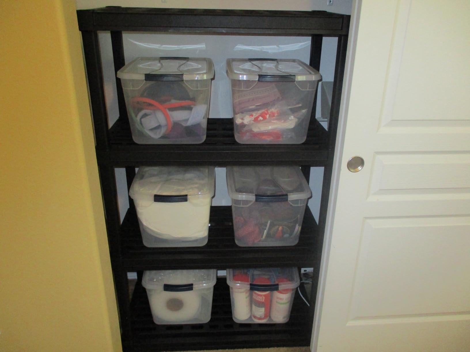 IRIS USA Plastic Storage Shelves |Made in USA| 56