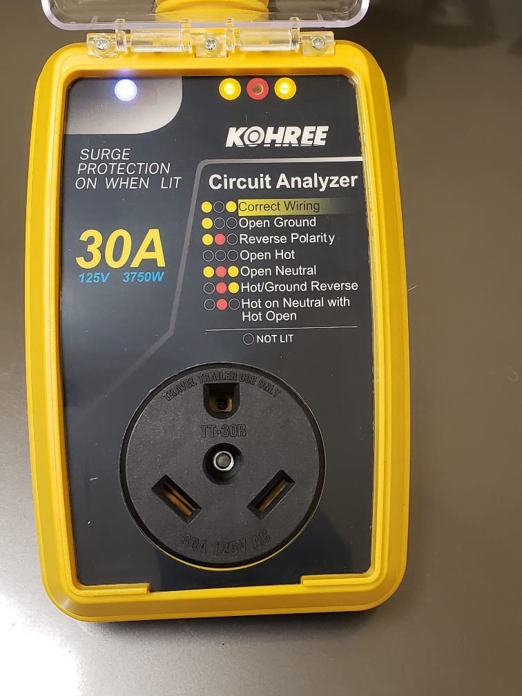Kohree RV Surge Protector 30 Amp, Power Surge Voltage Protection 12000J customer photo 1
