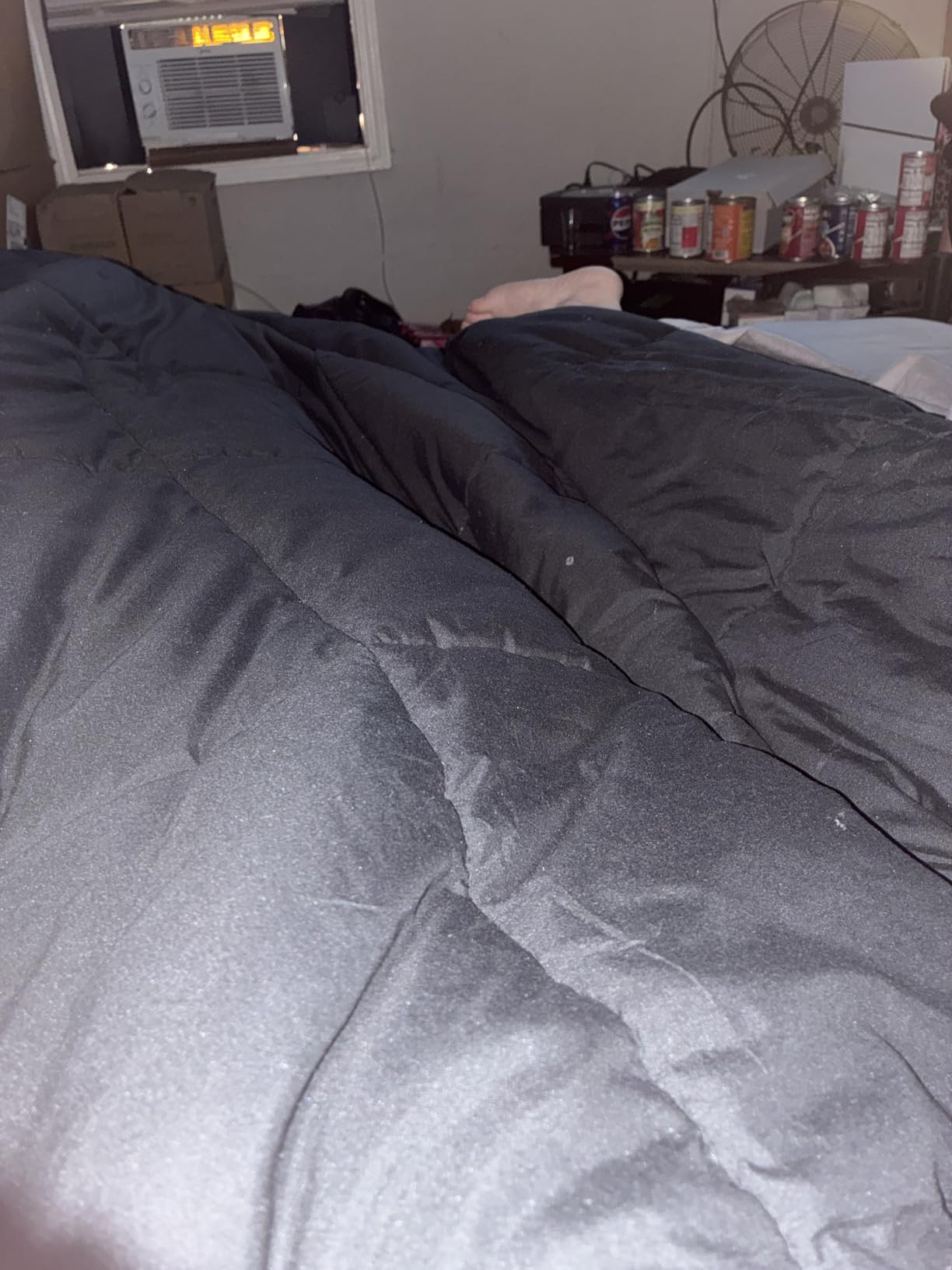 Bedsure Comforter Duvet Insert - Quilted Comforters Oversized King Size, All Season Duvet, GentleSoft Down Alternative Bedding, with 8 Tabs, Gifts for Women/Men, White, Oversized King 116 x 98 Inches customer photo 1