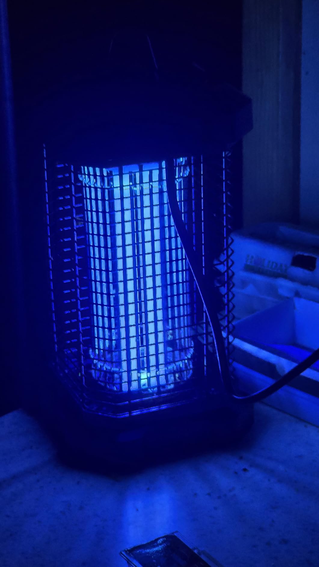 Bug Zapper Outdoor, 4200V Electric Mosquito Zapper Indoor, Insect Fly Zapper Waterproof with 5ft Power Cord, Mosquito Killer for Home, Patio, Kitchen, Backyard, Camping, Plug-in customer photo 1