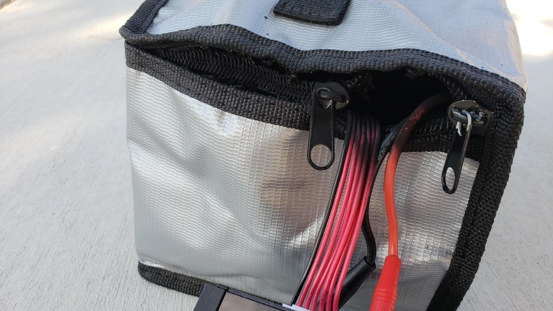 COLCASE Lipo Bag Fireproof Explosionproof for Lipo Battery Storage Charging | Upgraded Silicone Coated Fiberglass Fireproof Bag with Combination Lock 11x8x6.5 inches customer photo 1