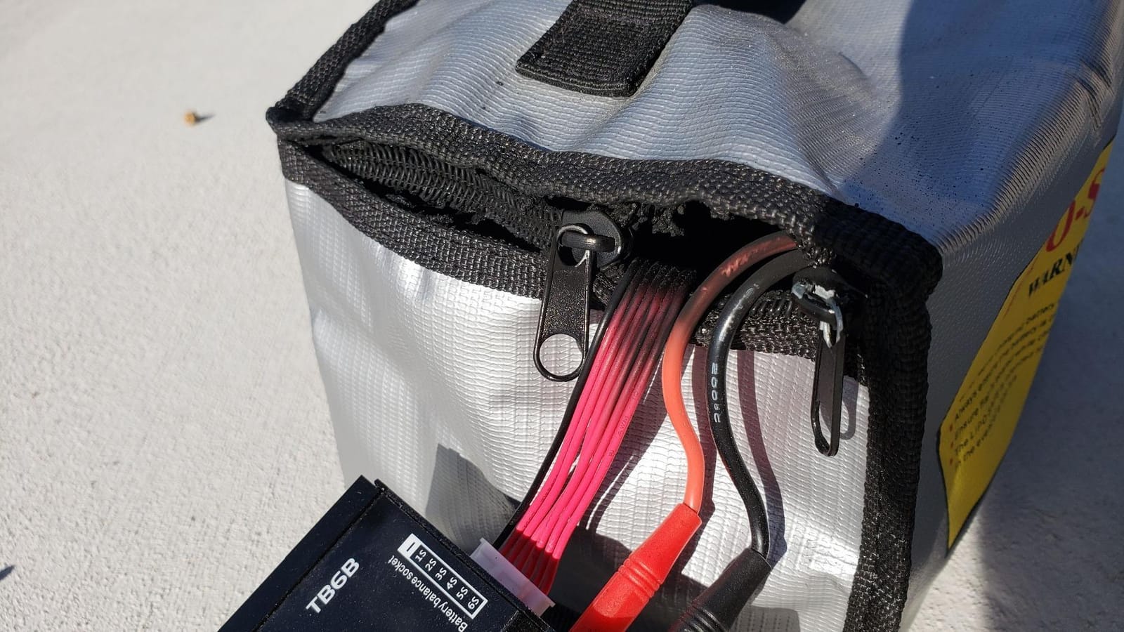 COLCASE Lipo Bag Fireproof Explosionproof for Lipo Battery Storage Charging | Upgraded Silicone Coated Fiberglass Fireproof Bag with Combination Lock 11x8x6.5 inches customer photo 2
