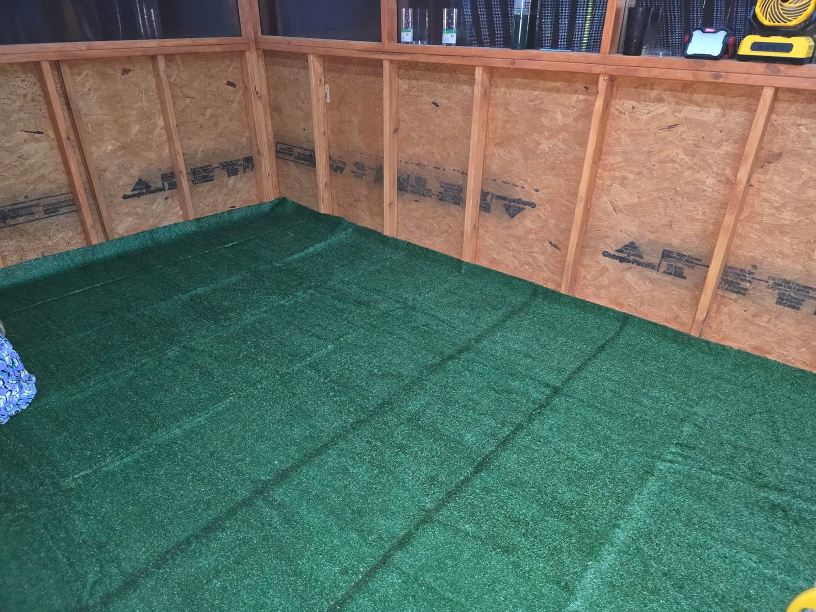 Garland Rug Artificial Grass 7 Ft. X 10 Ft. Large Indoor/Outdoor Area Rug Green -Lush Green, Durable, and Low-Maintenance for Patios, Lawns, and More customer photo 1
