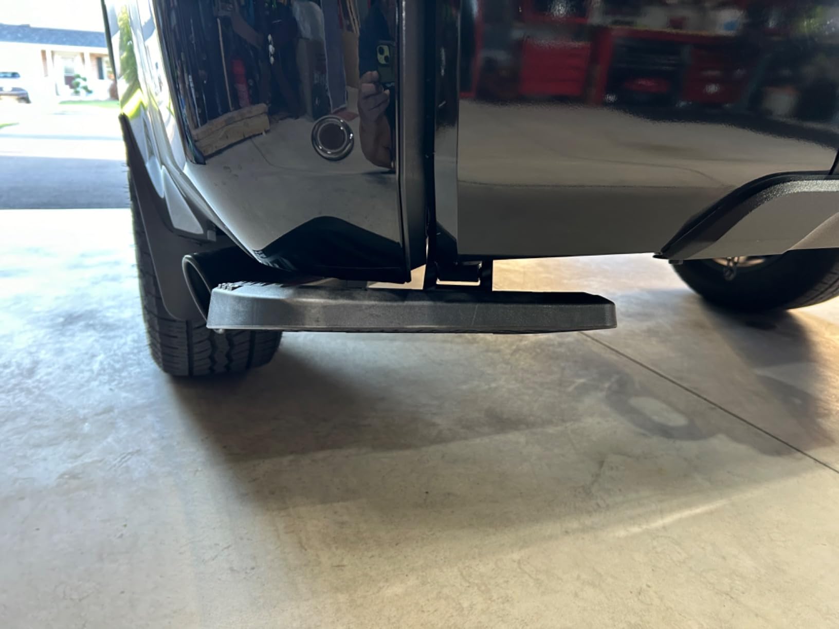 ASOPARTS Rear Bed Step Tailgate Bedstep for Toyota Tundra 2022-2026 Folding Truck Step Retractable No-Drill Bumper Tailgate Step Replace # PTS30-34000 PT392-34240 customer photo 1