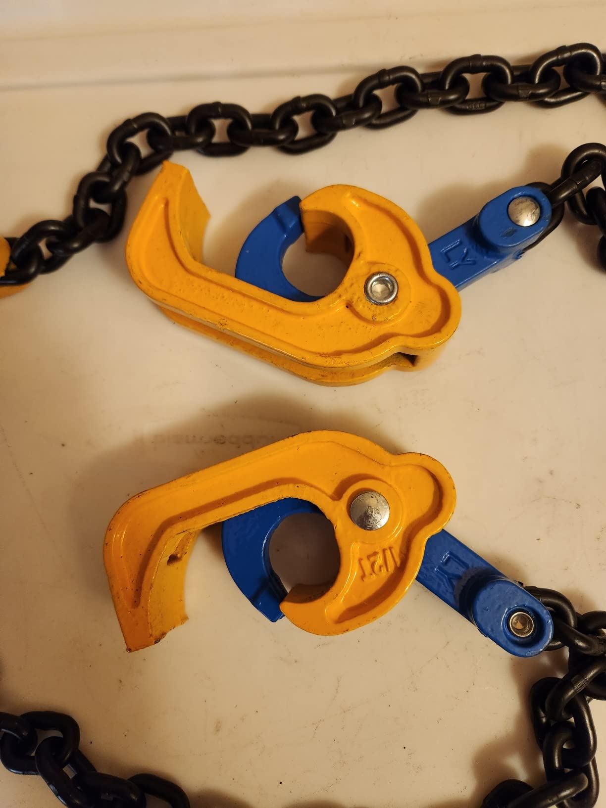 Chain Drum Lifter for 30 & 55 Gallon Drums, 2000 lbs Capacity customer photo 2