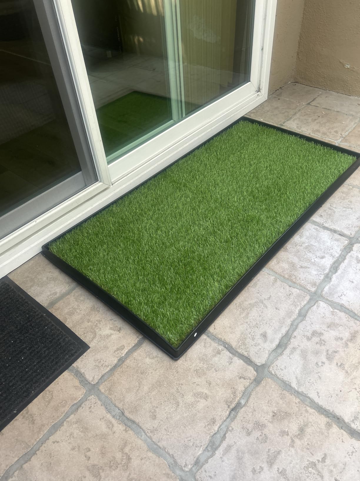 Artificial Grass Turf, 10ft x 12ft (120 ft²) 20mm Pile Height Indoor Outdoor Synthetic Realistic Faux Fake Astroturf Rug Carpet Mat for Balcony Decor Playground Patio Dogs customer photo 1