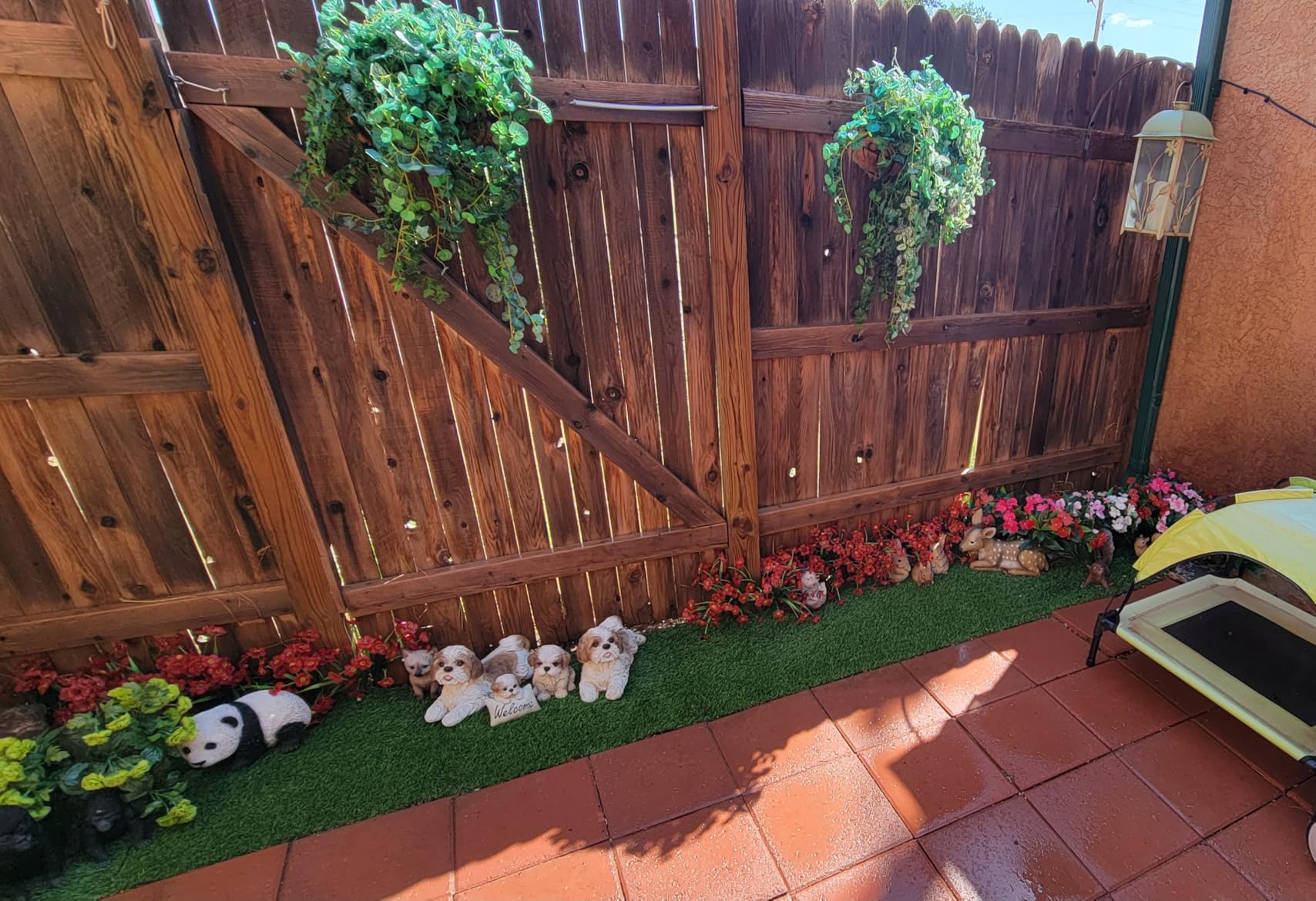 Artificial Grass Turf, 10ft x 12ft (120 ft²) 20mm Pile Height Indoor Outdoor Synthetic Realistic Faux Fake Astroturf Rug Carpet Mat for Balcony Decor Playground Patio Dogs customer photo 2