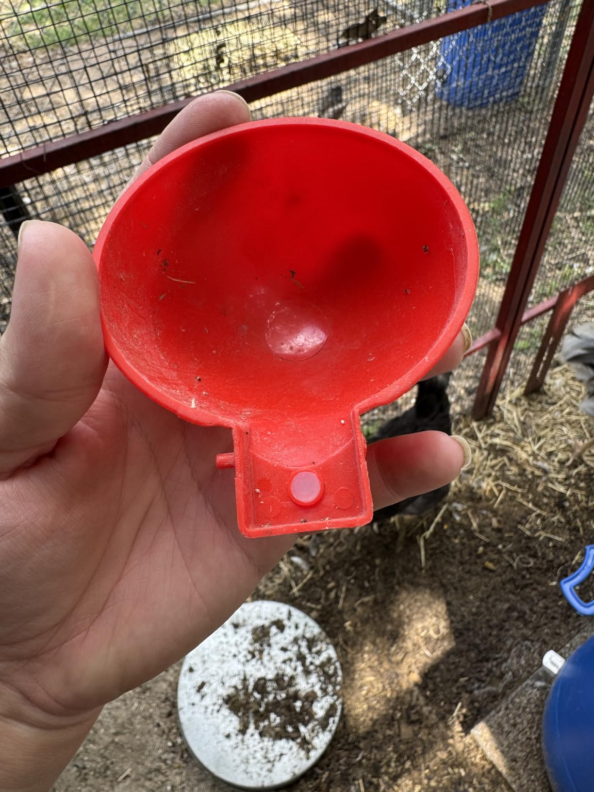 Darcvds Professional Chicken Waterer Cups, 8 Packs Large Chicken Water Feeder, Tee Fittings Poultry Waterer Suitable for Duck, Chicks, Goose, Turkey, Bunny and Bird with Mounting Hole Opener customer photo 2
