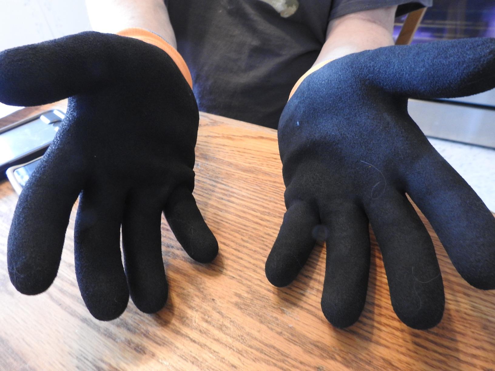 G & F Products Waterproof Winter Work Gloves, Insulated, Windproof, Abrasion-Resistant, HPT Palm Coating customer photo 1