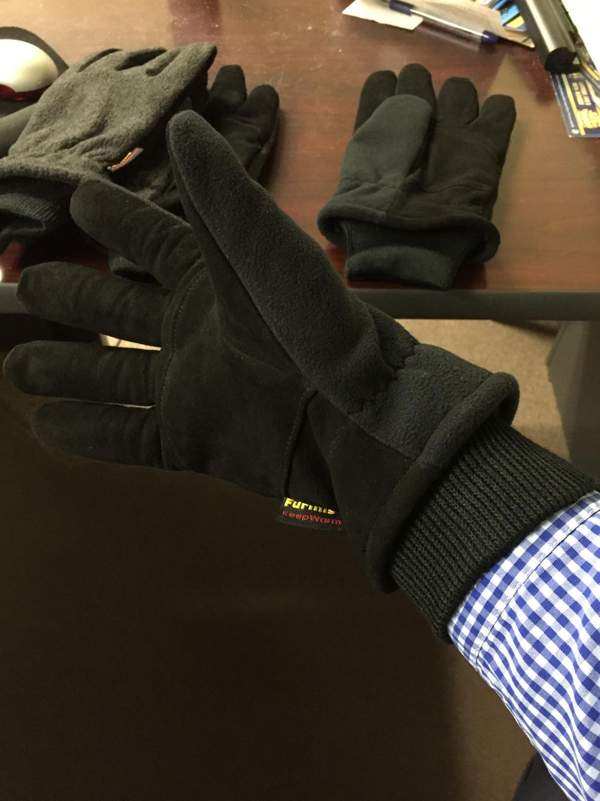 G & F Products Waterproof Winter Work Gloves, Insulated, Windproof, Abrasion-Resistant, HPT Palm Coating customer photo 2