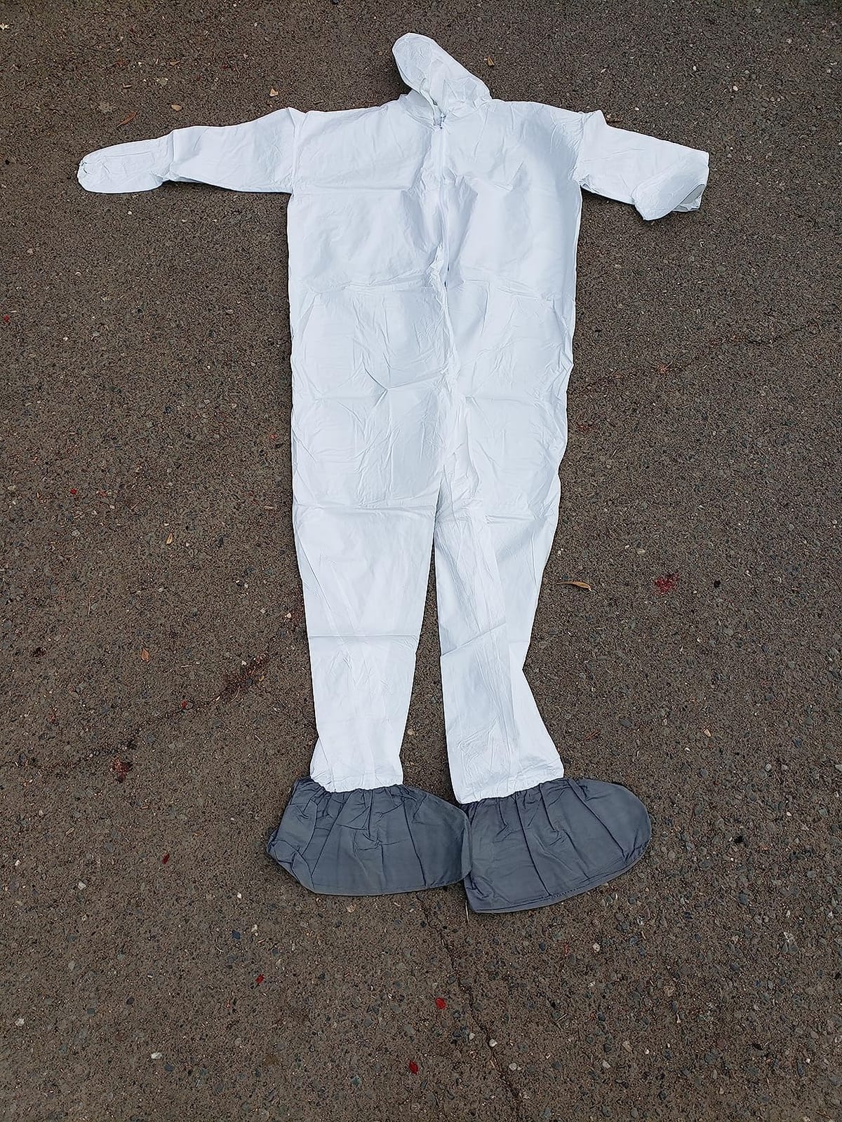 Medical Nation Hazmat Suits Disposable | 25 Pack | Protective Coveralls with Attached Hood and Boots | Heavy Duty Full Body Painters Suit for Adults - Breathable & Water Resistant | Extra Large customer photo 1