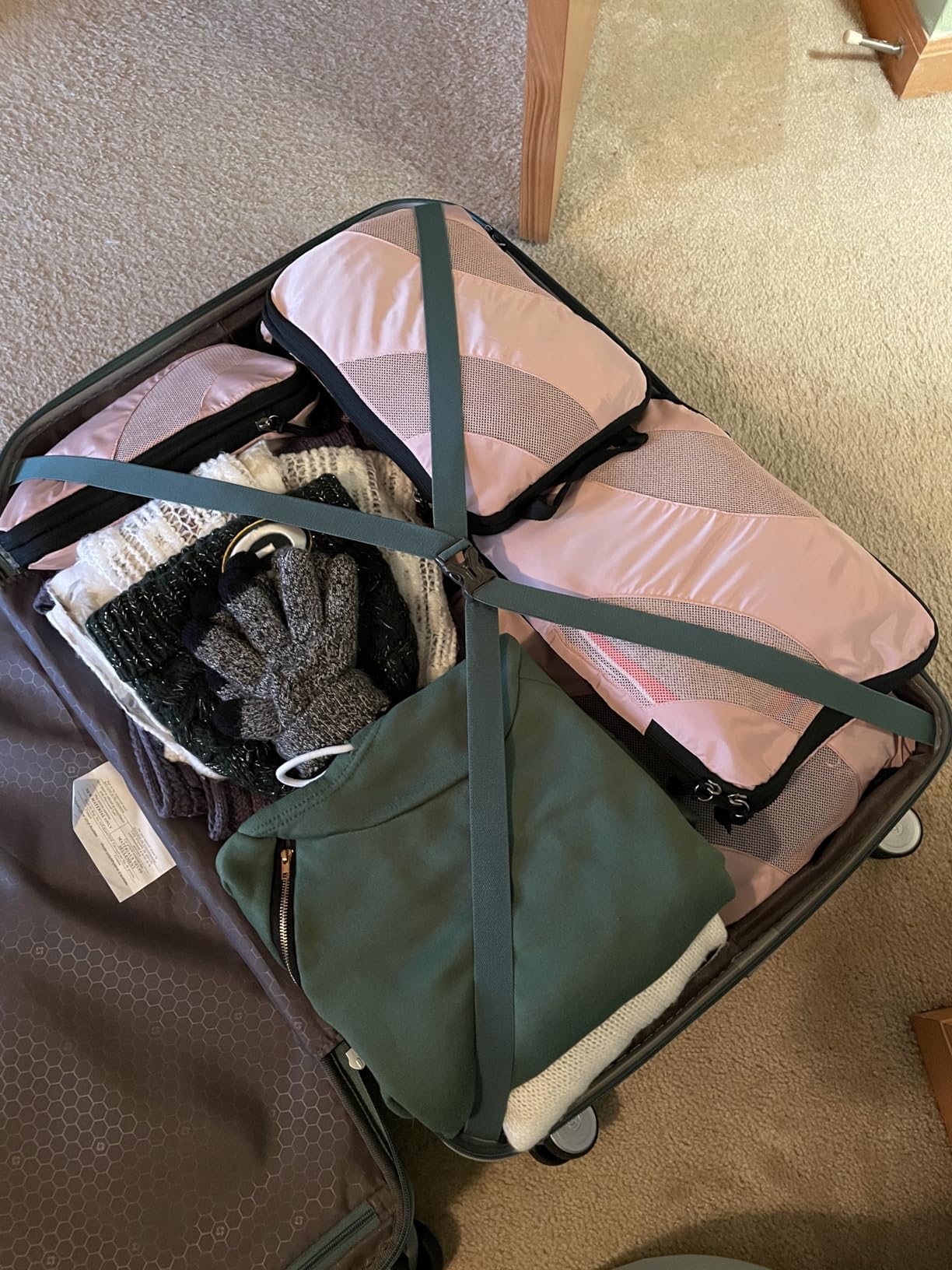 BAGSMART Compression Packing Cubes for Travel customer photo 1