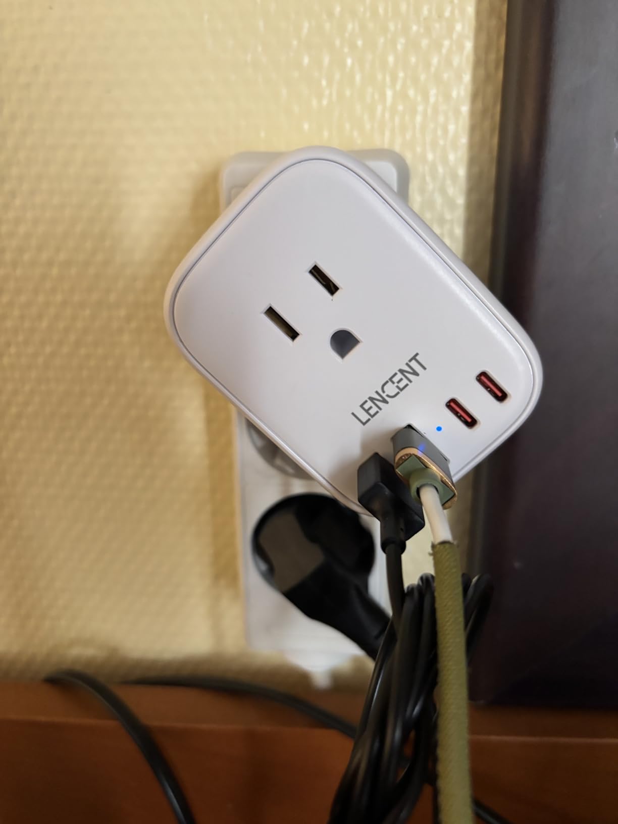 LENCENT European Travel Plug Adapter US to Europe Type-C Foldable Plug customer photo 1