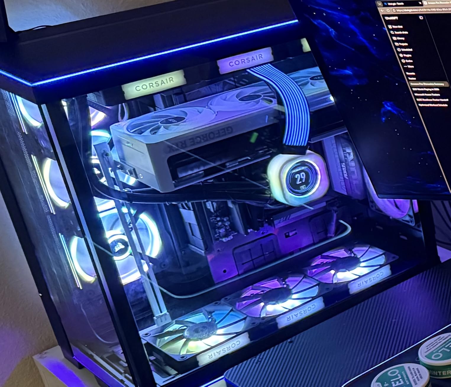 Corsair iCUE Link QX120 RGB 120mm Magnetic Dome RGB Single Fan - Black customer photo 1