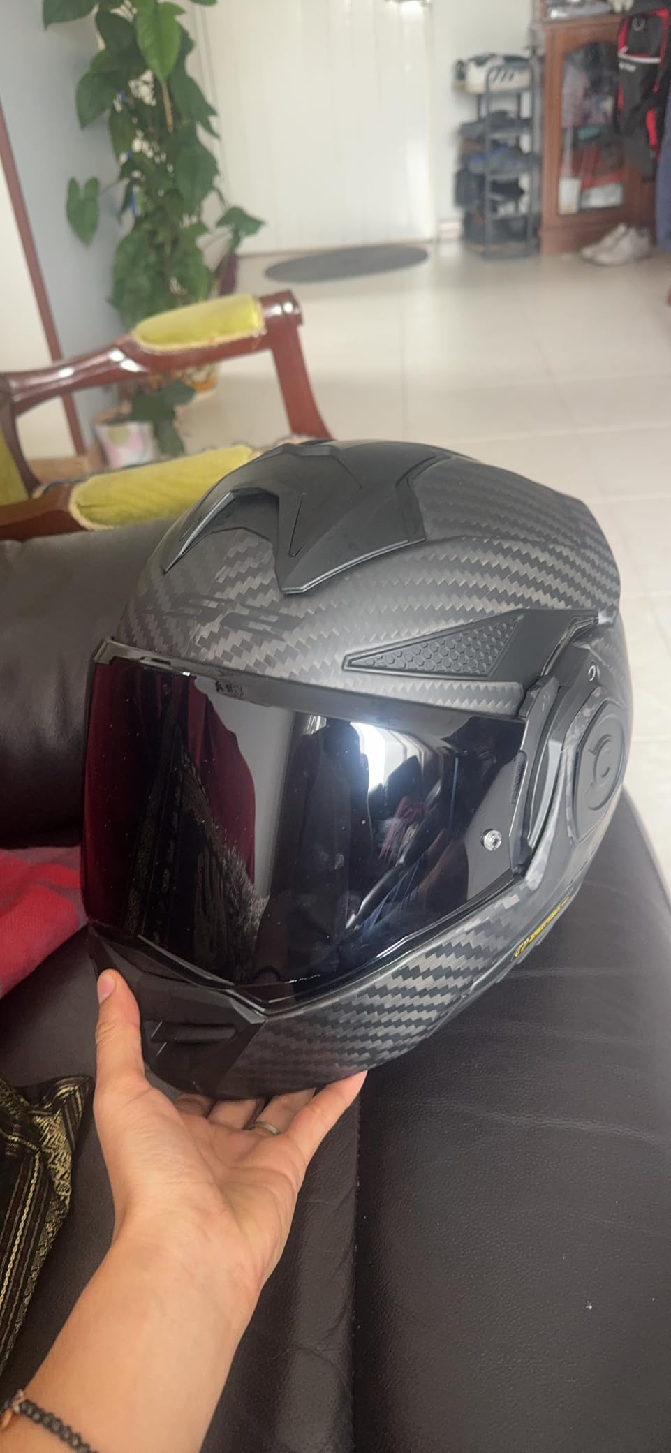 LS2 Helmets Advant X Carbon Modular Helmet customer photo 2