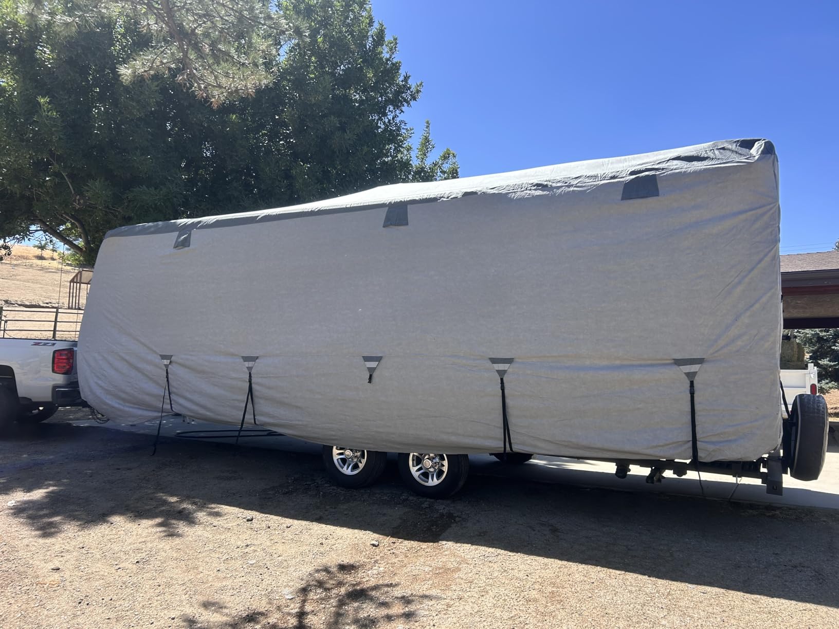 Mofeez Travel Trailer RV Cover 9 Layers for 24'-27' Camper Cover RV Covers customer photo 2