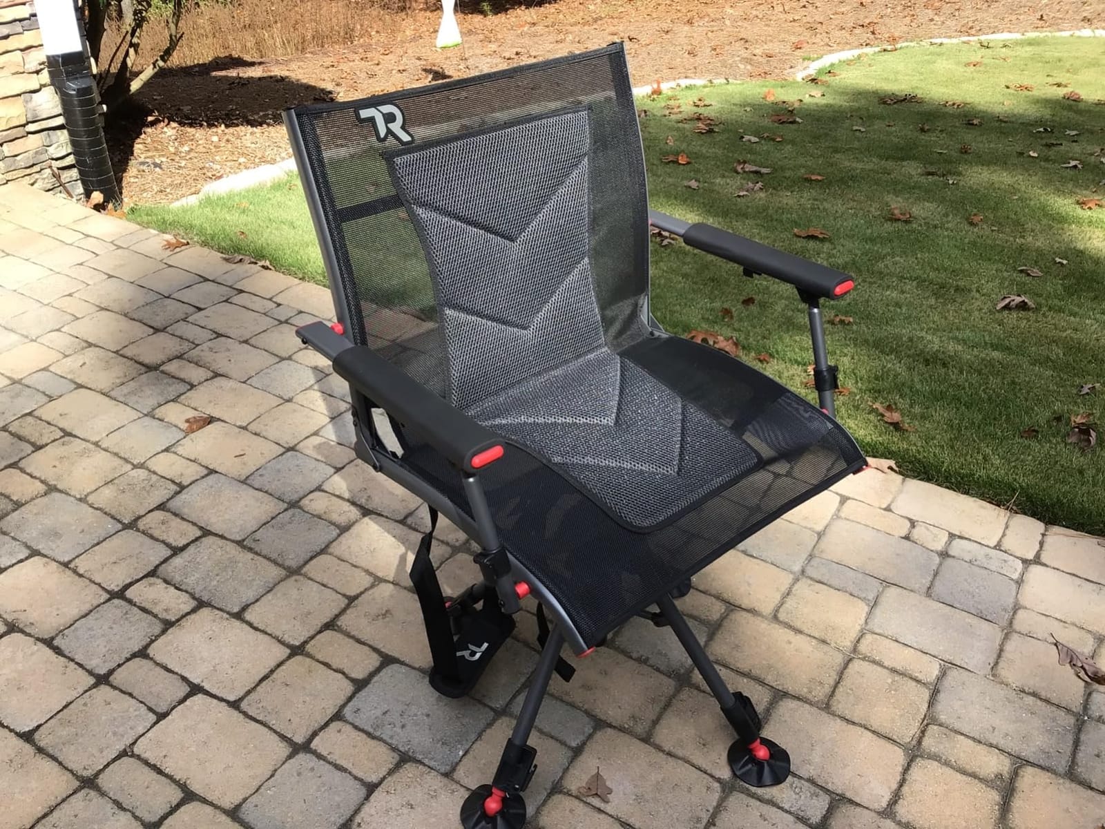 TR 360 Swivel Hunting Blind Chair Armrests, Silent Ground Chair customer photo 1