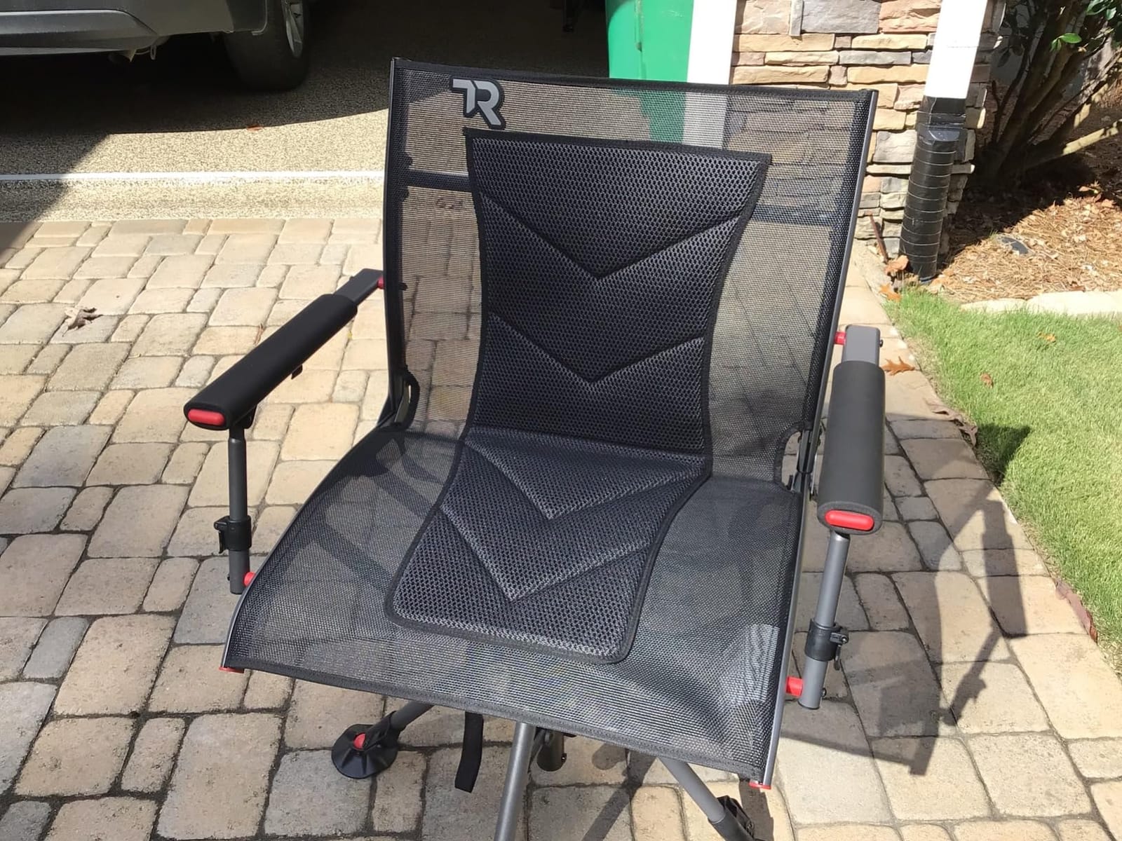 TR 360 Swivel Hunting Blind Chair Armrests, Silent Ground Chair customer photo 2