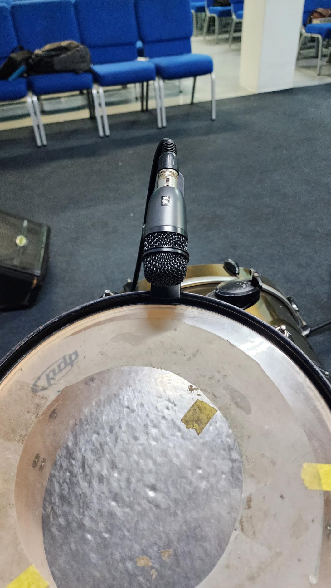 Depusheng 5-Piece Wired Dynamic Drum Mic Kit (Whole Metal) Kick Bass, Tom/Snare & Cymbals Microphone-Use for Drums, Vocal, Other Instrument Complete with Thread Clip 7 On Stage Audio Cables customer photo 2