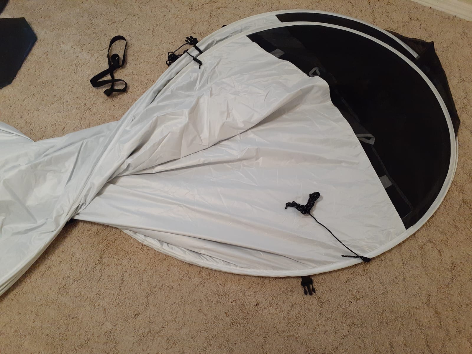 Alvantor® Shower Tent Pop Up Changing Room Outdoor Shower Enclosure Pop Up Privacy Shelter Toilet Tent Camping Dressing Portable Shelter Teflon Coating Fabric 4’x4’x7' Patent Pending customer photo 2