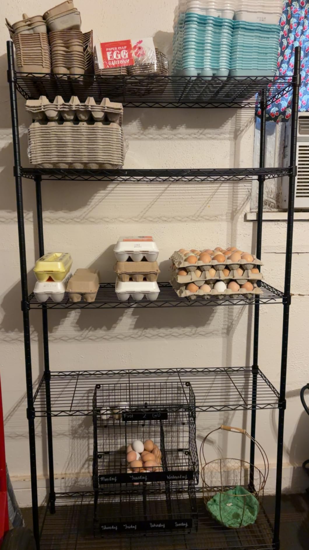 REIBII 72''H Metal Shelving 5-Tier Storage Shelves,1100lbs, Kitchen Pantry customer photo 1