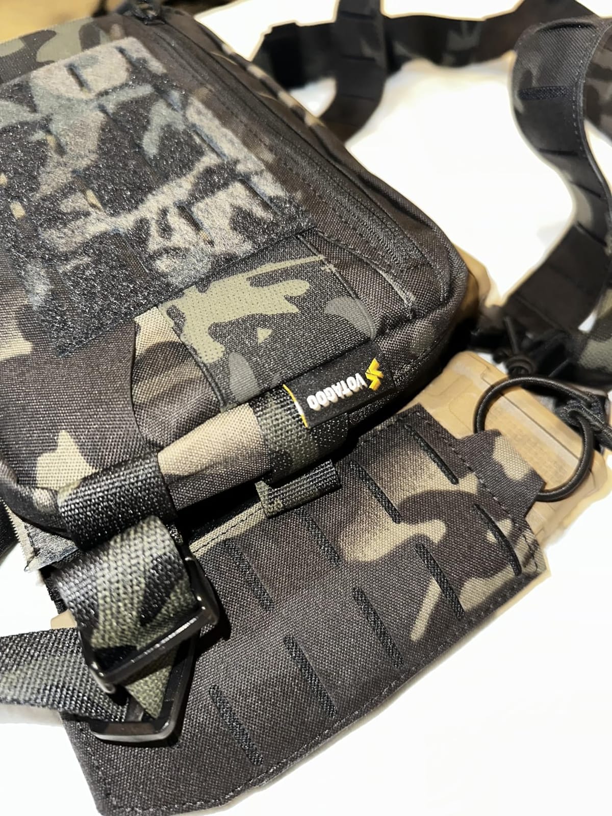 VOTAGOO Chest Rig-Tactical Chest Rig，Molle Modular Micro Fight Chest Rigs Adjustable&Detachable with 5.56/7.62 Magazine Pouch customer photo 2