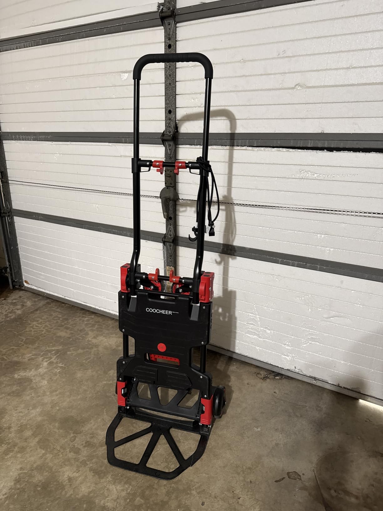 Folding Hand Truck Dolly, 330lb Convertible 4 to 2 Wheel Moving Cart, Green customer photo 1