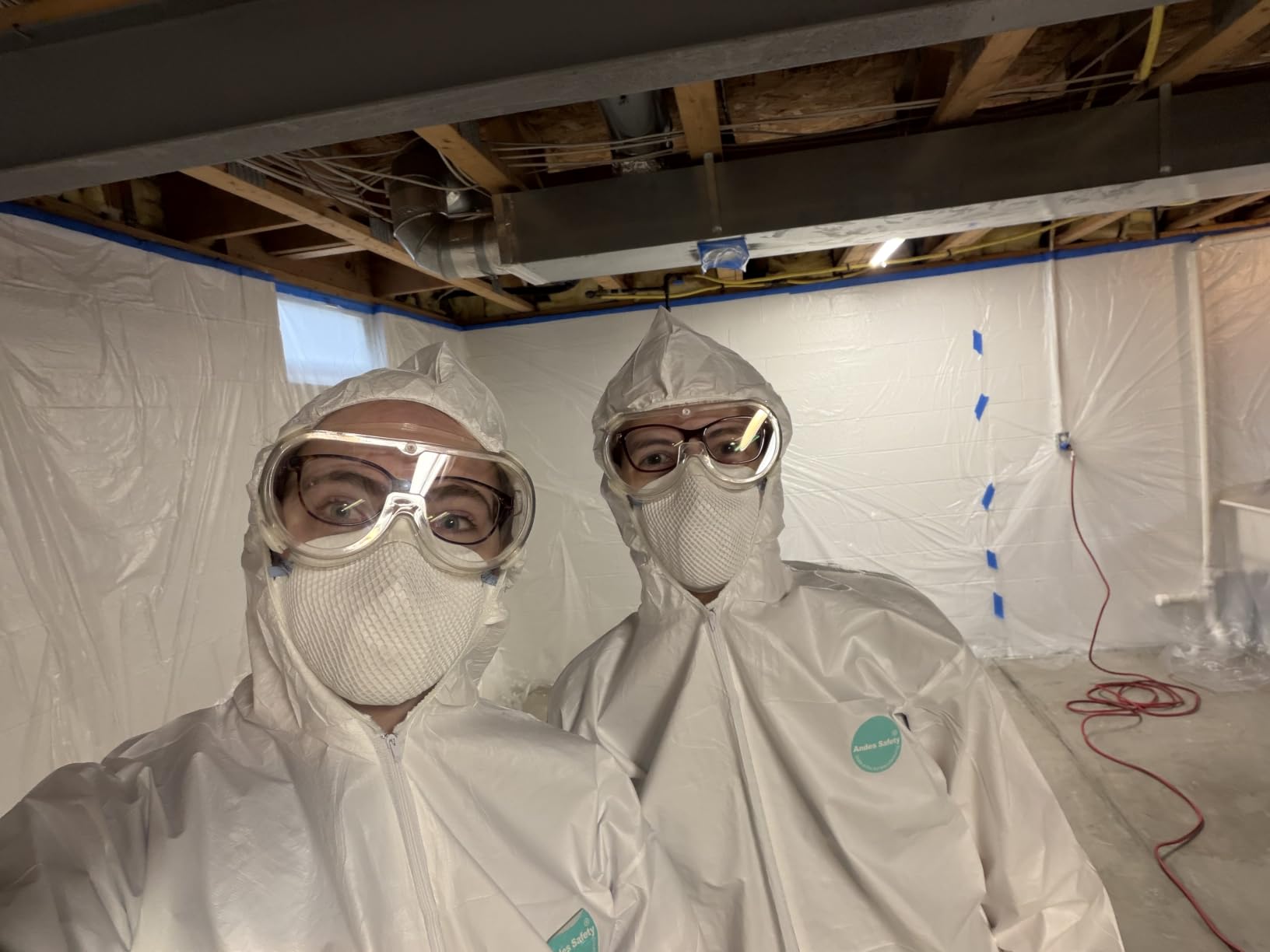 Andes Hazmat Suit, Disposable Paint Suit, Lab Coverall customer photo 1