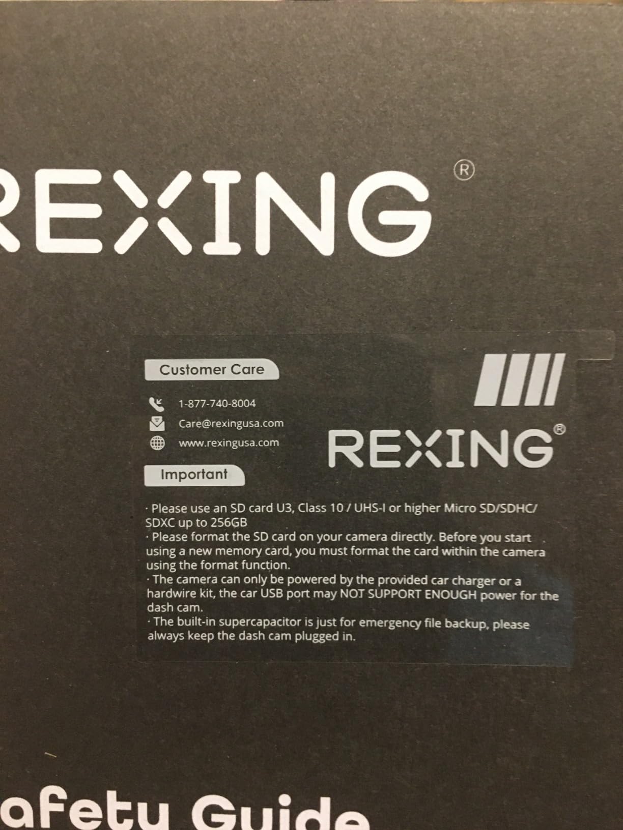 RexingUSA V1P SE 4K Dual Dash Cam w/GPS, Wi-Fi & 2pcs-CPL Filter | 512GB Support | Front 2160p, Rear 1080p | 170° Angle | G-Sensor | WDR | Loop Record | Parking Monitor customer photo 1