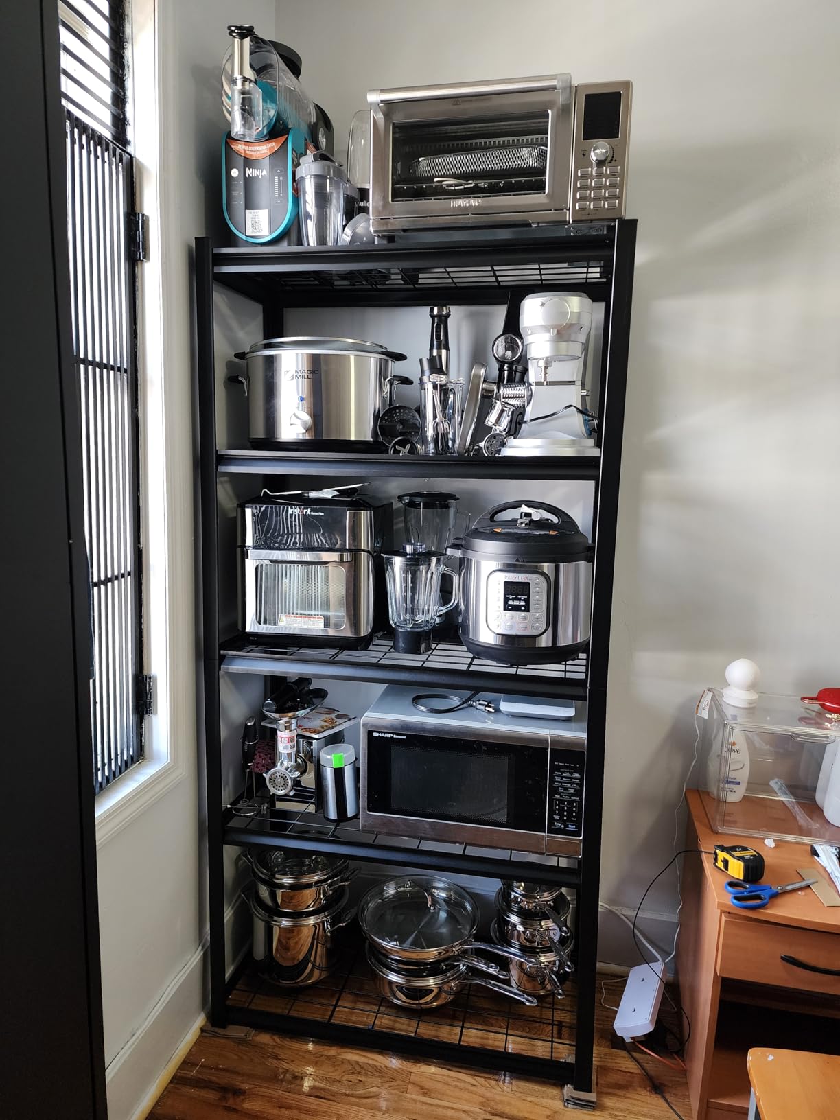 REIBII Garage Shelving 3200LBS Load Heavy Duty Storage Shelves for Basement customer photo 1