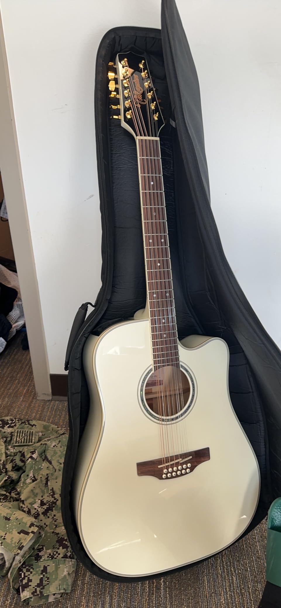 Takamine GD-37CE PW 12-string Acoustic-electric Guitar - Pearl White customer photo 2
