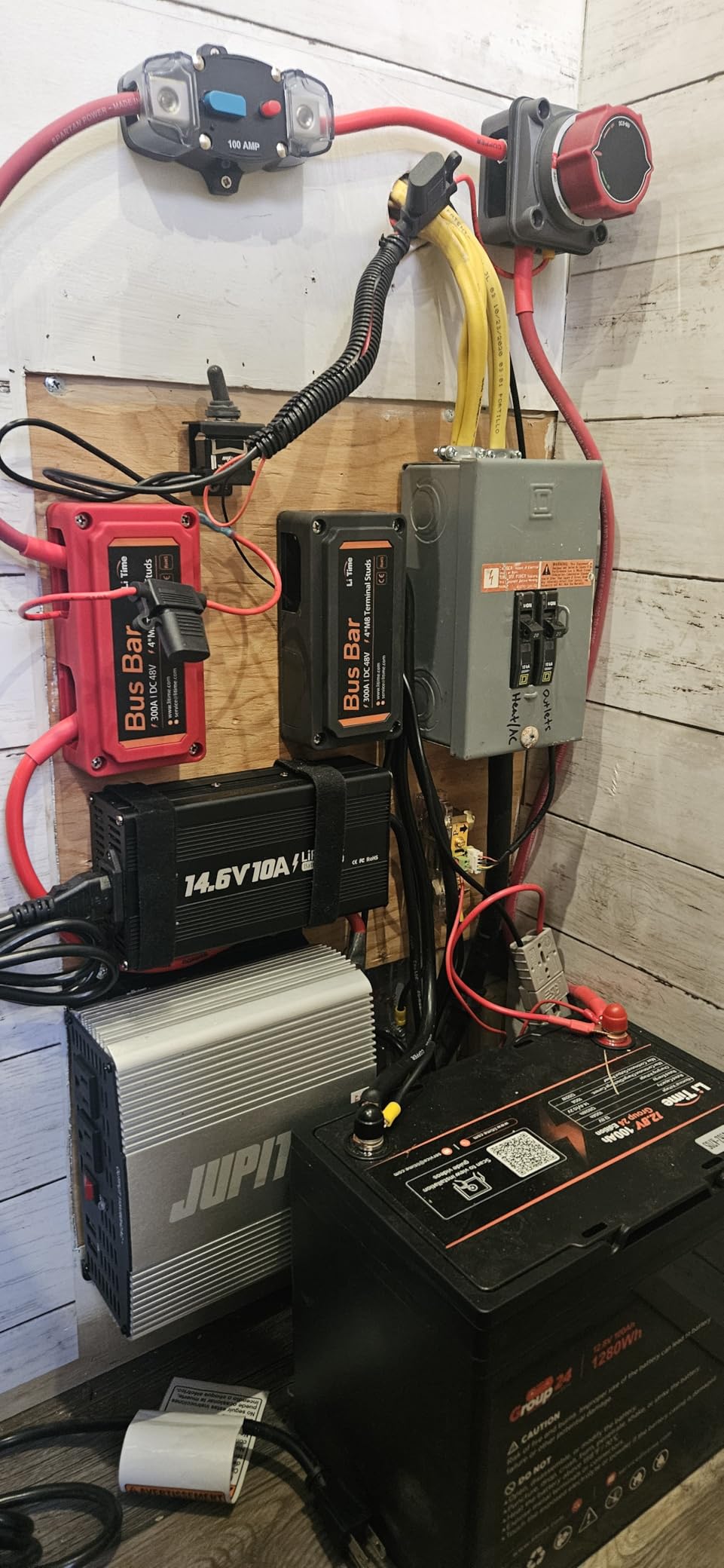Litime 12v 100Ah RV LiFePO4 Lithium Battery for Van, Marine, Off-Grid customer photo 2