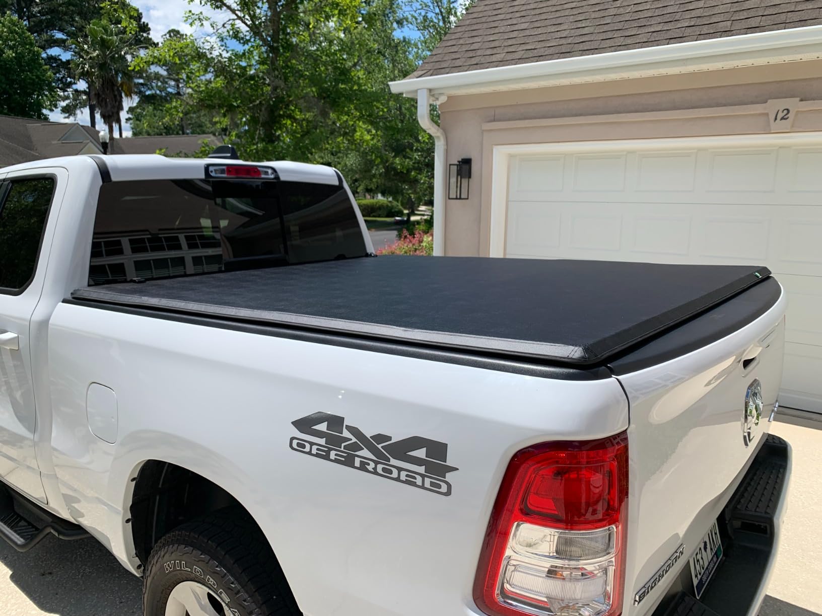 AUTOSAVER88 Soft Quad-Fold Tonneau Cover for 2009-2026 Dodge Ram 1500 5.7ft customer photo 2