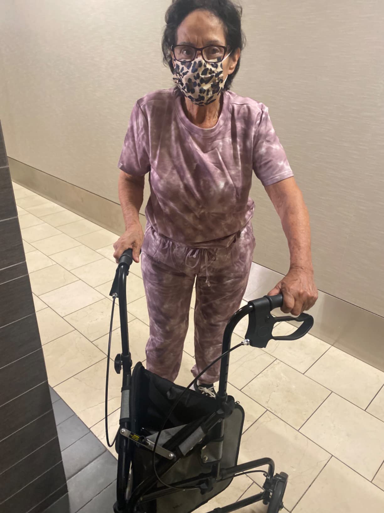 Vive Mobility 3 Wheel Walker for Seniors - Foldable Narrow Rollator Walker customer photo 2