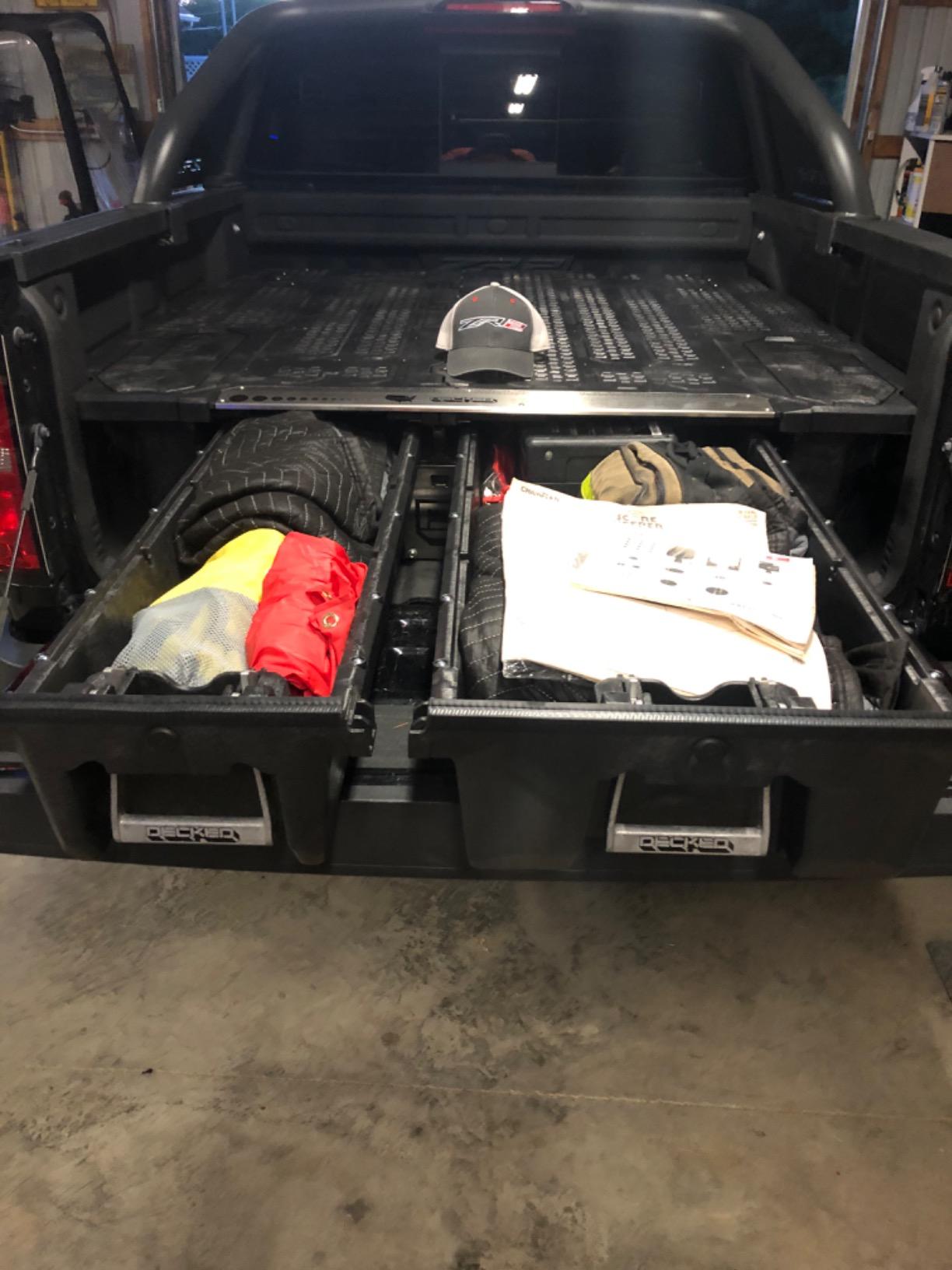 DECKED Truck Bed Storage System Includes System Accessories | Compatible with Chevy Silverado & GMC Sierra 1500 (2007-2018 New Body Style + 2019 Legacy/Limited) 5'9